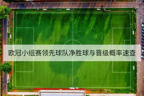 欧冠小组赛领先球队净胜球与晋级概率速查